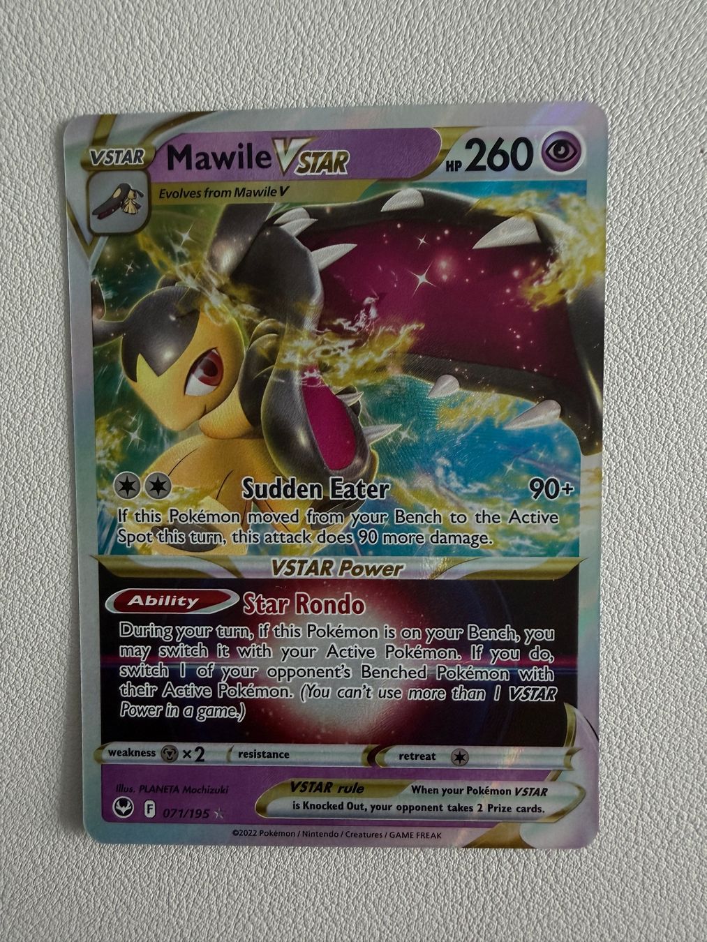 Pokémon Sammelbilder & Trading cards: Mawile VSTAR (Silver Tempest 071) – Neu (gemäss Beschreibung) aus Zollikofen von blaizol