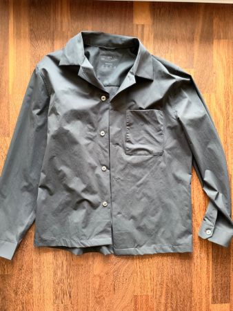 MANGO Overshirt Hemd Grau / Anthrazit Gr. M