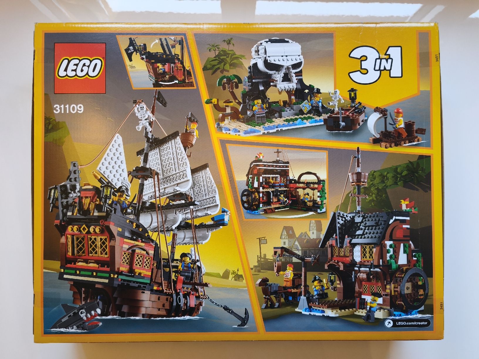 Lego Kit di costruzioni: LEGO Creator 3in1 Piratenschiff 31109  – Nuovo (secondo la descrizione) da Rüfenacht BE venduto da Morfius 3