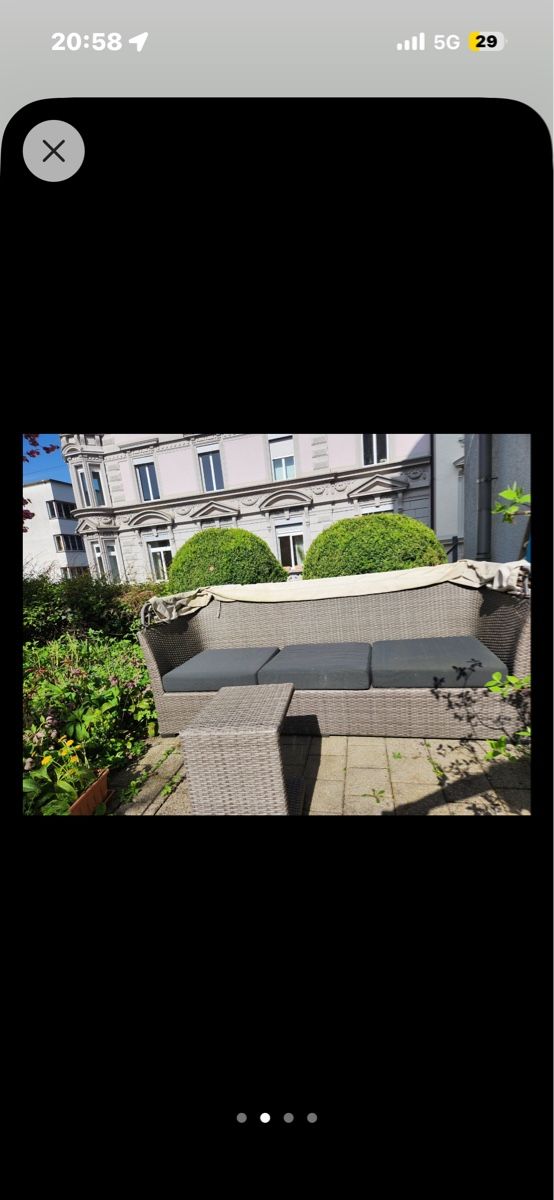 Sofas: Gartensofa und Beistelltisch – Gebraucht aus Küsnacht ZH von edona20 3