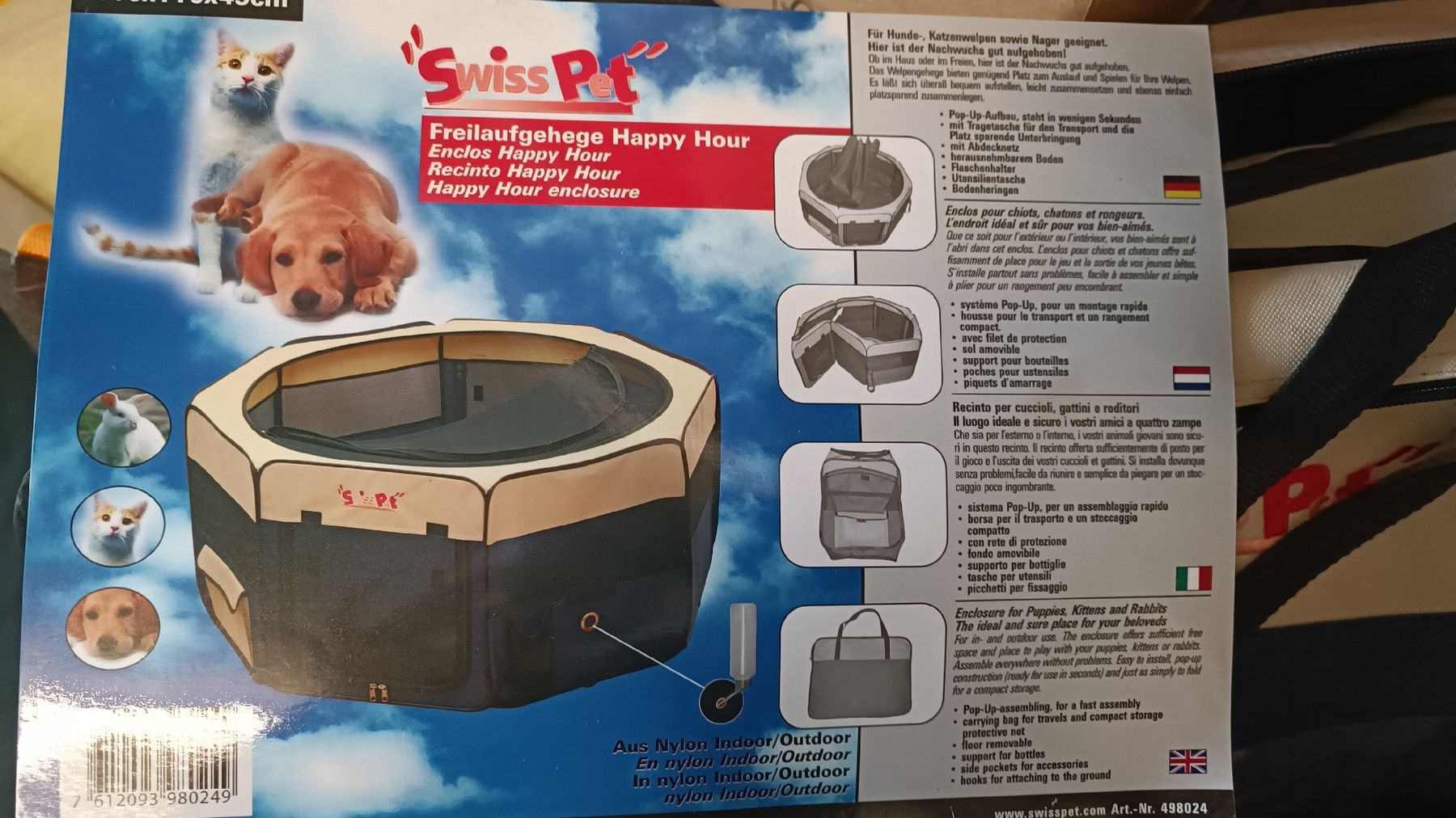 Gabbie, trasporto & Sicurezza: Freilaufgehege/Hundebox – Usato da Männedorf venduto da Laura000