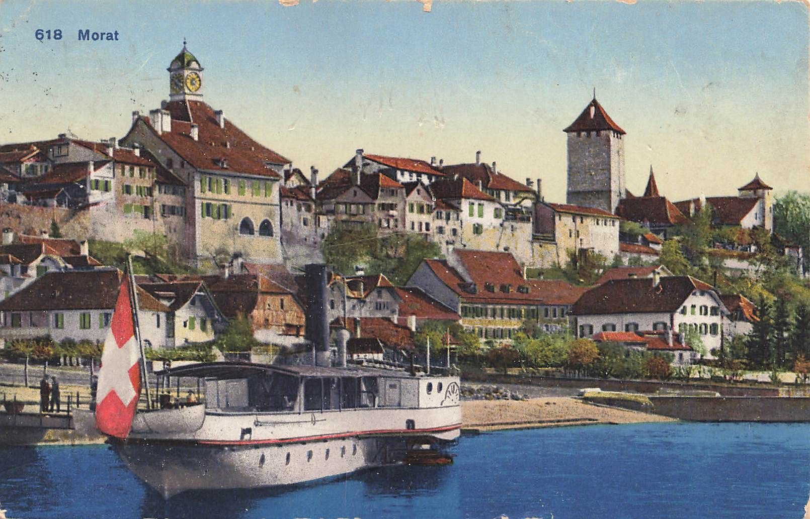Cartoline postali: Morat Schiff Boot Battello – Usato da Biasca venduto da Blenio71
