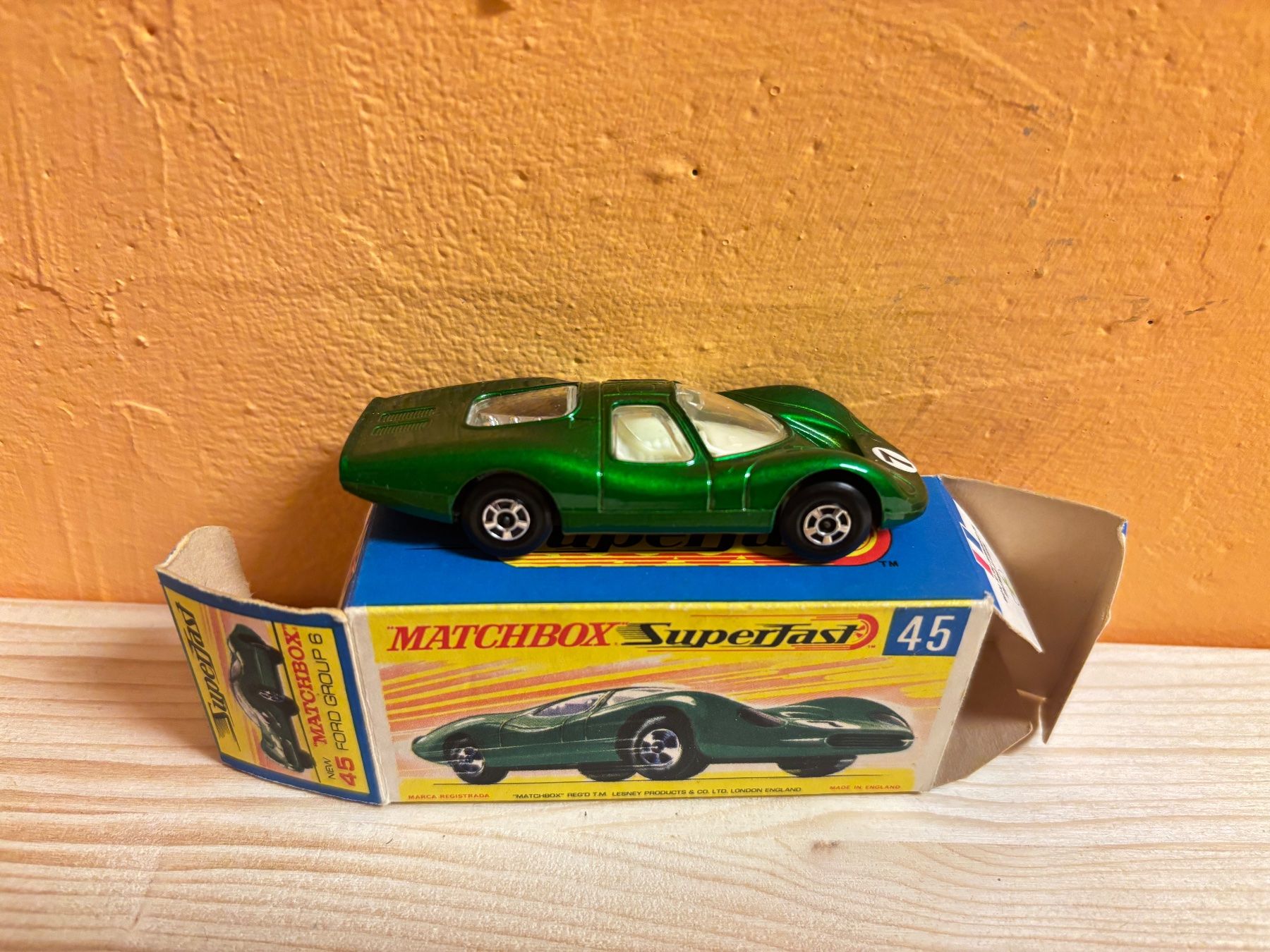 Ford Modellini d'auto: Matchbox Superfast Nr. 45 Ford Group 6 in OVP – Usato da Thun venduto da BlauerKlaus