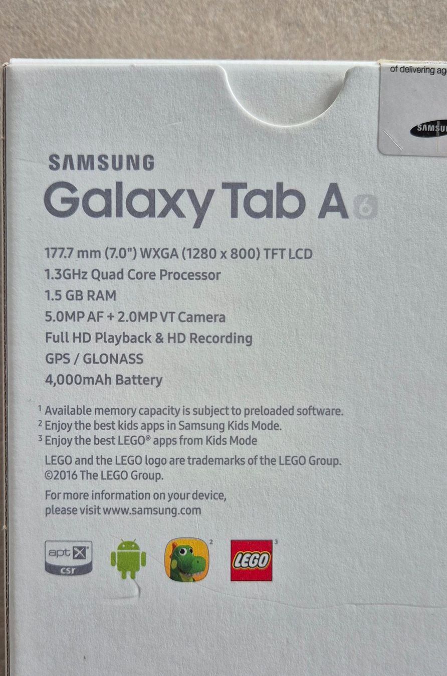 Samsung Tablet PC: Samsung Galaxy Tab A6, 8GB, Wi-Fi – Usato da St. Erhard venduto da Saskia0 2