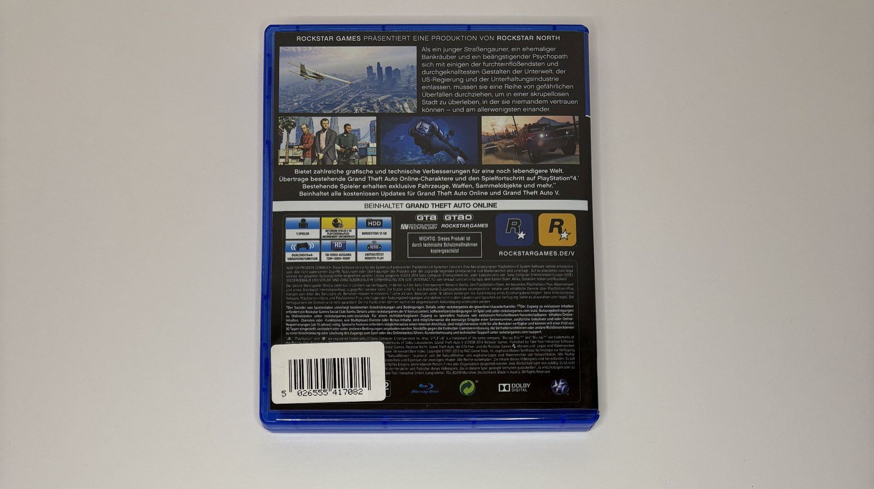 Giochi: PS4 - Grand Theft Auto V – Usato da Allschwil venduto da Bullach 2