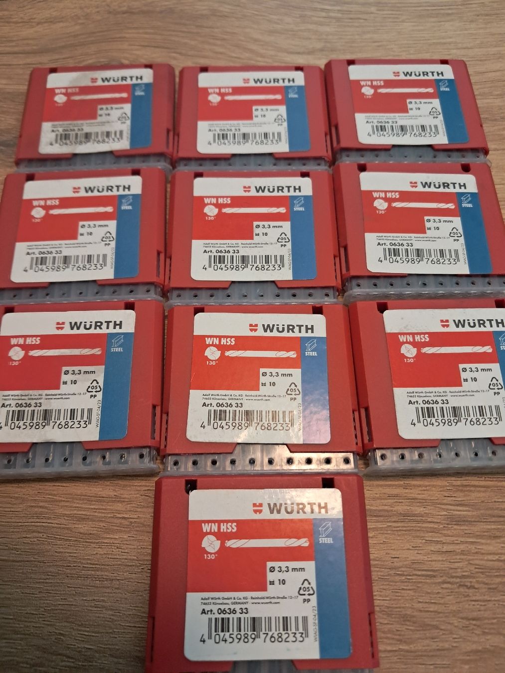 Würth Tutti gli attrezzi: Doppelkopfbohrer 3.3mm 100stk – Nuovo (secondo la descrizione) da Einsiedeln venduto da Biberchrouser76