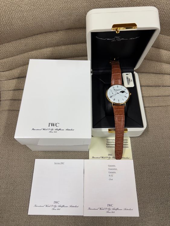 IWC PORTOFINO GELBGOLD REFERENZ 5251 (Neu (gemäss Beschreibung