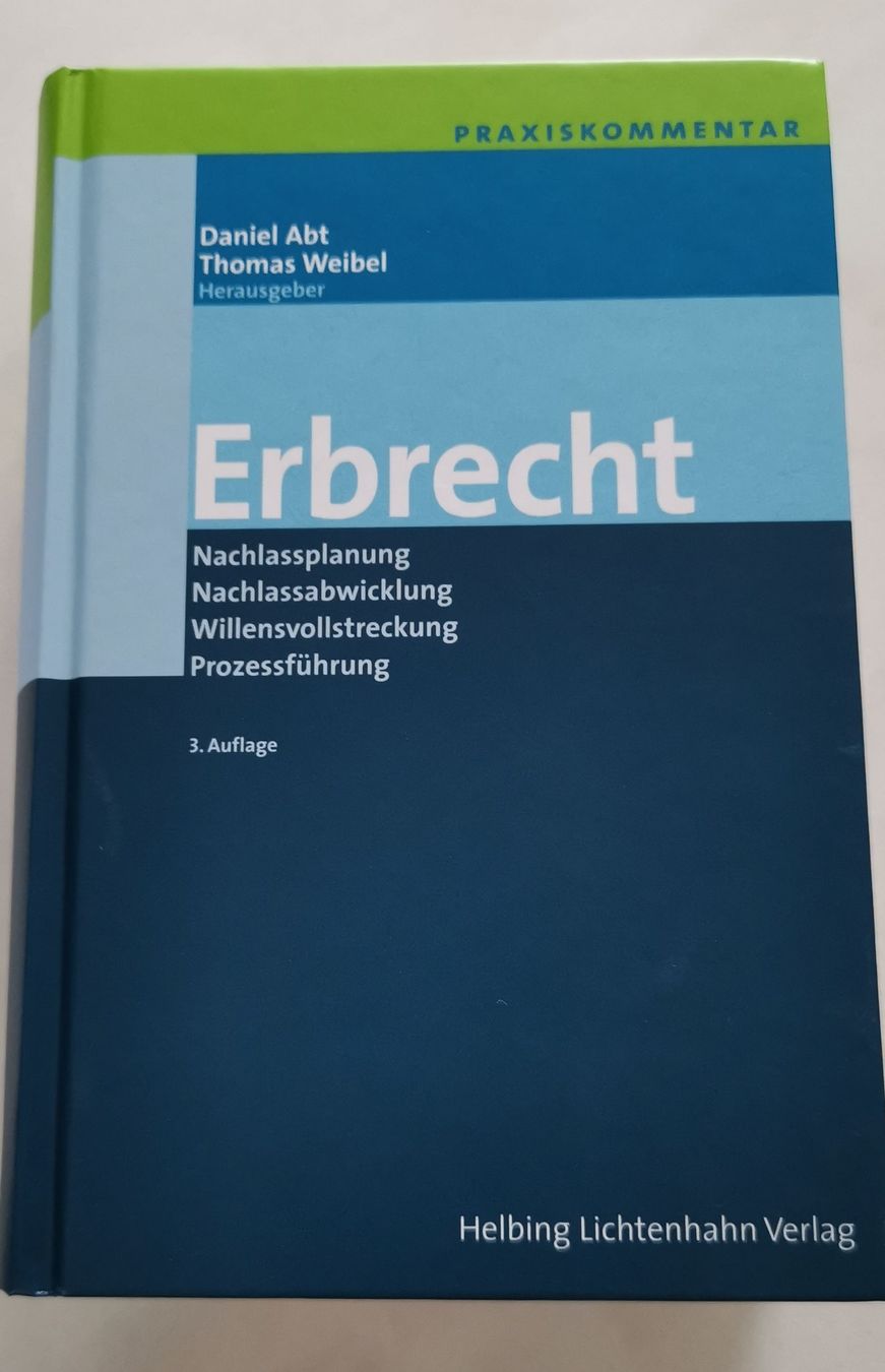 Libri: Erbrecht Praxiskommentar, 3. Auflage – Usato da Gelfingen venduto da Meierbeat