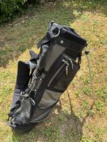 Golf Bag Stand Bag Mitsushiba black with golf balls and tees