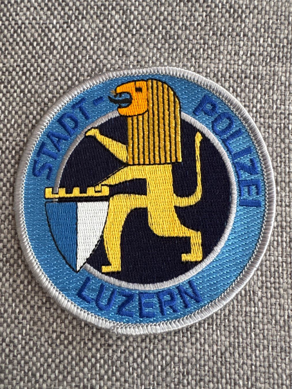 ORIGINAL Patch Stadtpolizei Luzern Version mit Zähne (Neu und ...