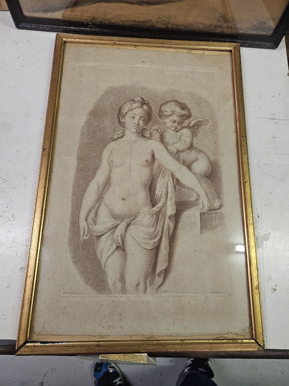 Gravures: stich antik – Défectueux à Schwellbrunn par Gottesnipper