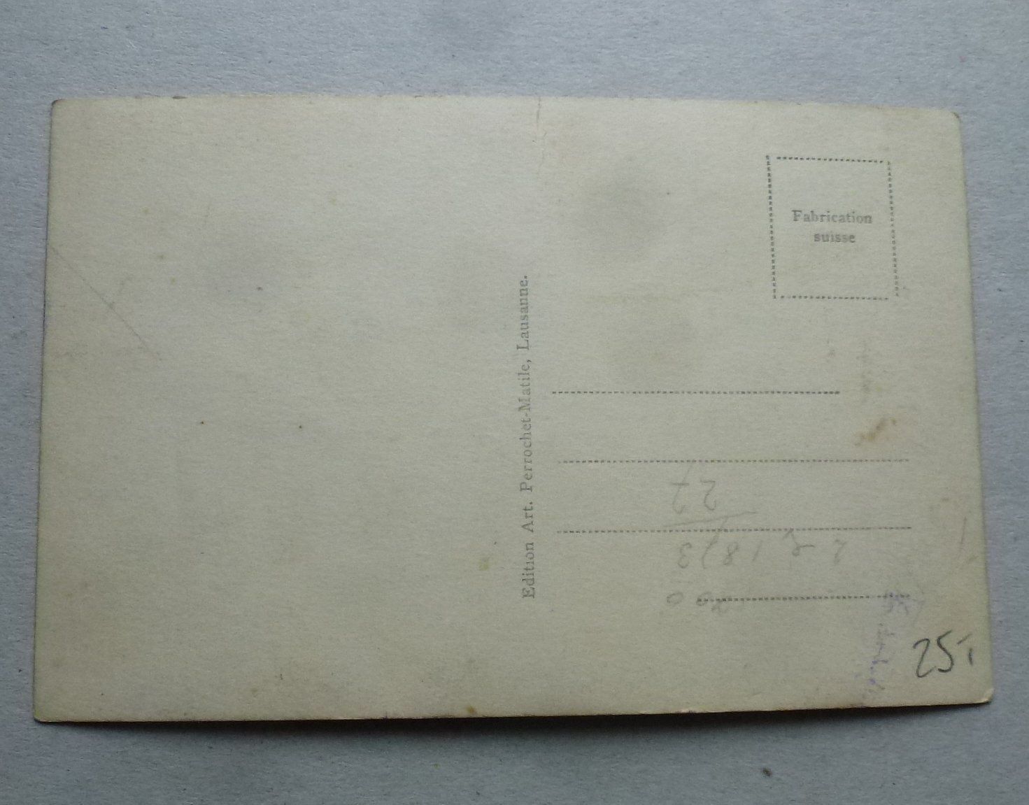 Cartoline postali: Ansichtskarte La Valsainte Vue Generale – Usato da Walkringen venduto da Casablanca777 1