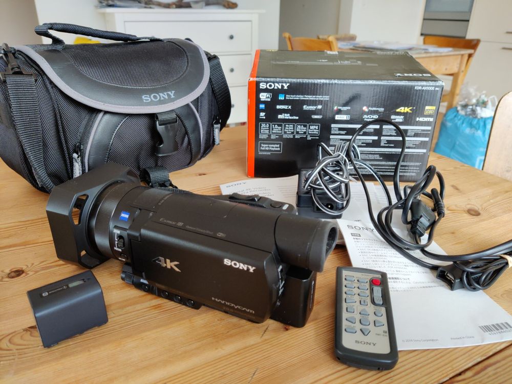 Sony FDRAX100E Digital 4K Video Camera Recorder Kaufen auf Ricardo