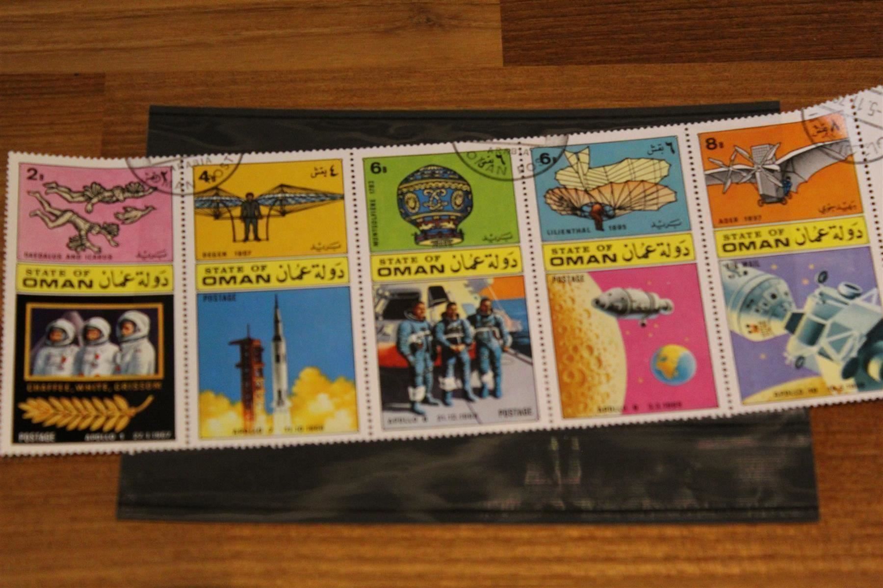 Alle Briefmarken: 4 Steckkarten - Weltall – Gebraucht aus Reinach BL von Haexli_46 2