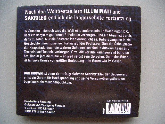 Hörbücher: "DAS VERLORENE SYMBOL" Dan Brown – Gebraucht aus Dalin von sup_8qj5 1