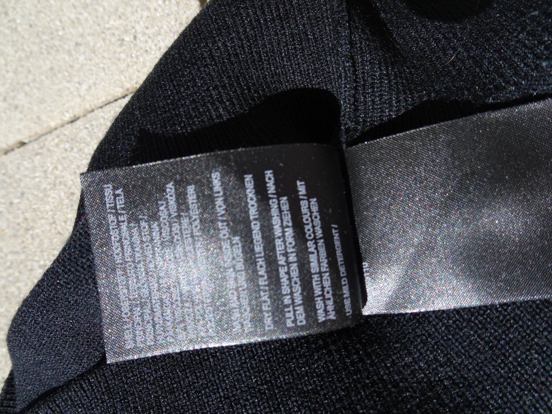 Maglioni & Felpe: Pullover schwarz Gr 40 Zero dünn Strickpullover – Usato da Winterthur venduto da blumeblau77 6