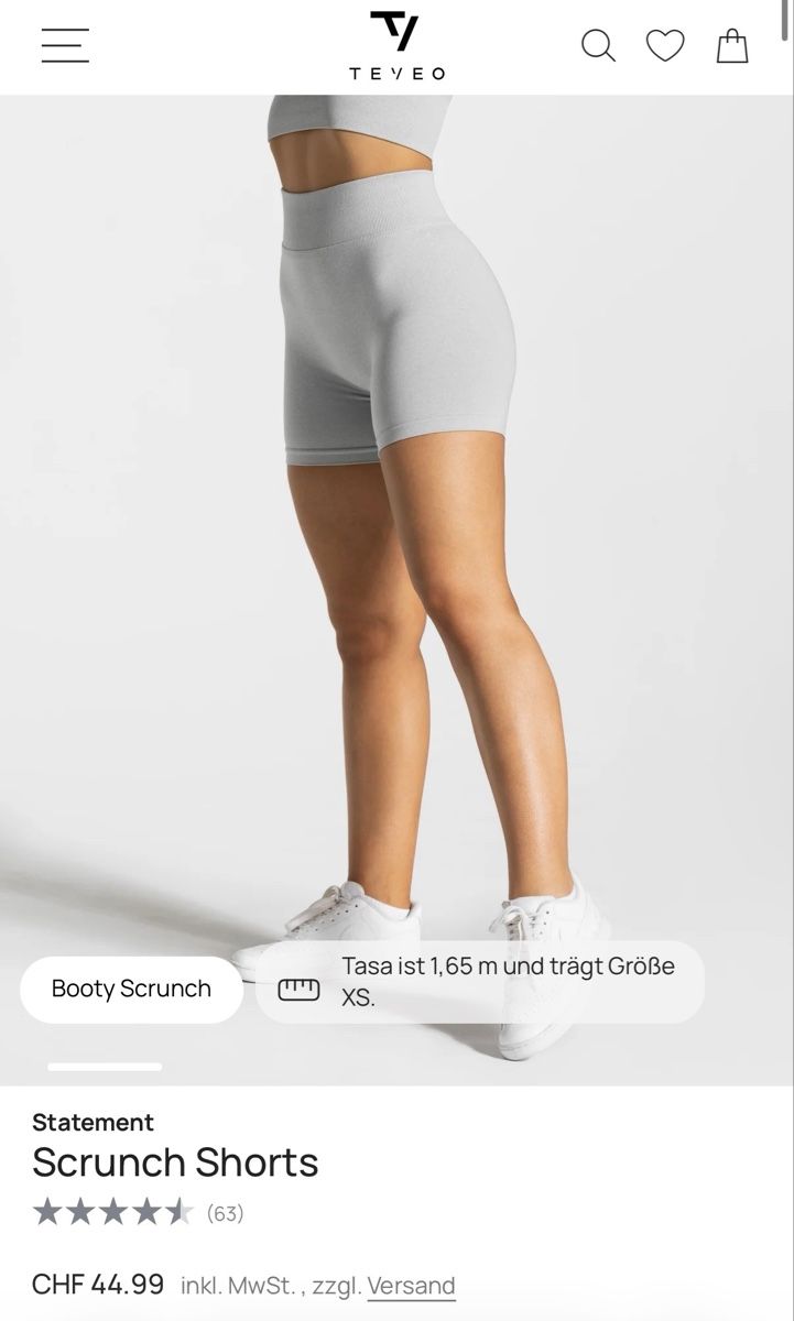 Teveo Leggings: Teveo Shorts – Usato da Herisau venduto da deb_5qfc 3