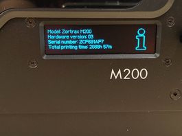 Zortrax M200  Imprimante 3D, bon état, 2088h