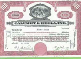 Calumet & Hecla Inc. 1965
