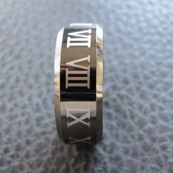 Anelli: Echter Tungsten Carbide Wolfram Ring 12 – Nuovo (secondo la descrizione) da Schwanden GL venduto da UHRKNALL 1