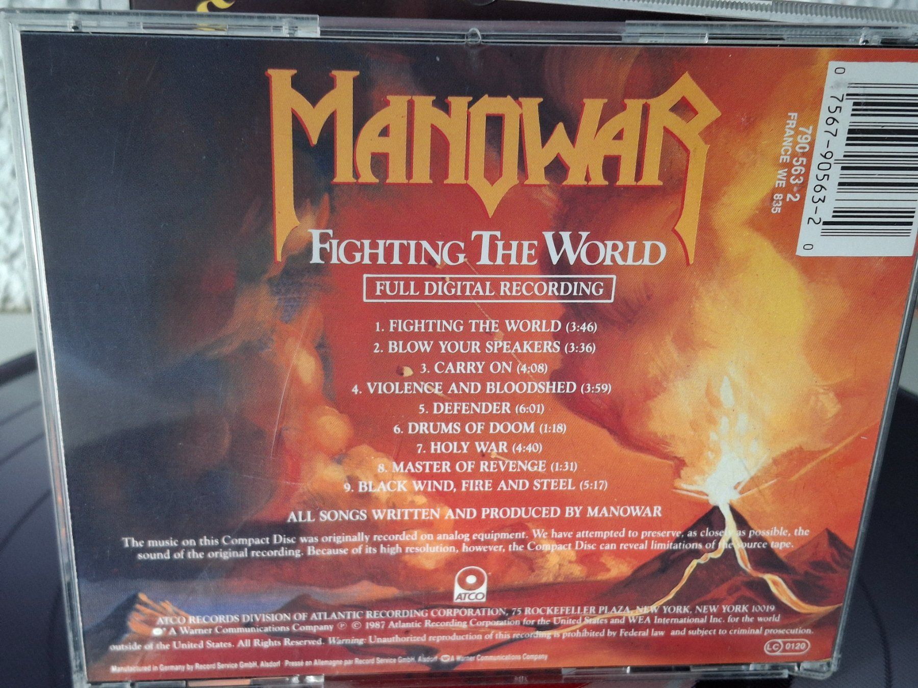 CD: CD Manowar - Fighting The World – Usato da Aarberg venduto da Jackup1 1