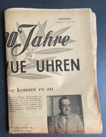 Sonderzeitung "100 Jahre  REVUE UHREN" 1953