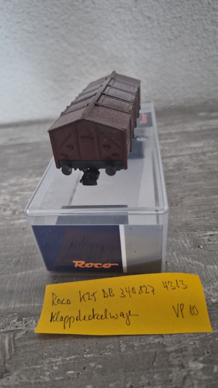 Roco Modellini di ferrovie: H0/DC Analog / Roco Klappdeckwagen, top rar – Nuovo (secondo la descrizione) da Dielsdorf venduto da Haesi0 2