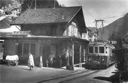 Champéry (VS) AOMC Bahnhof Champéry Bahn