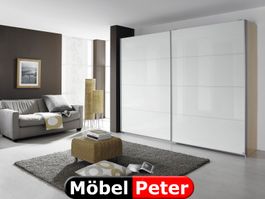 Schwebetürenschrank 226cm Glas
