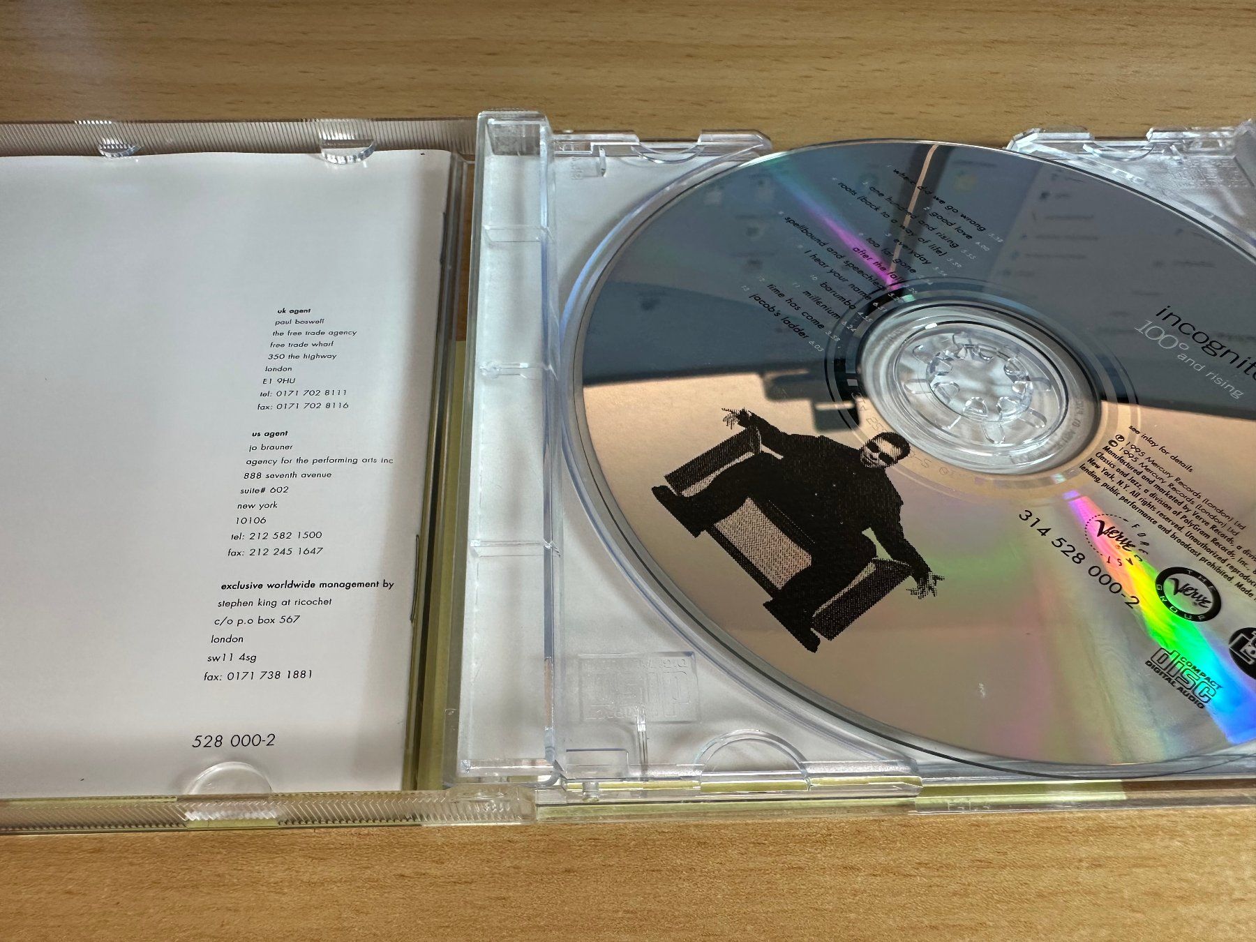 CD: Incognito – 100° And Rising – Usato da Rikon im Tösstal venduto da Alpenmutz 2
