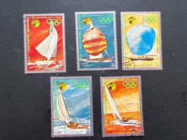 Jemen Olympia Segeln 1972  gestempelt (E214)