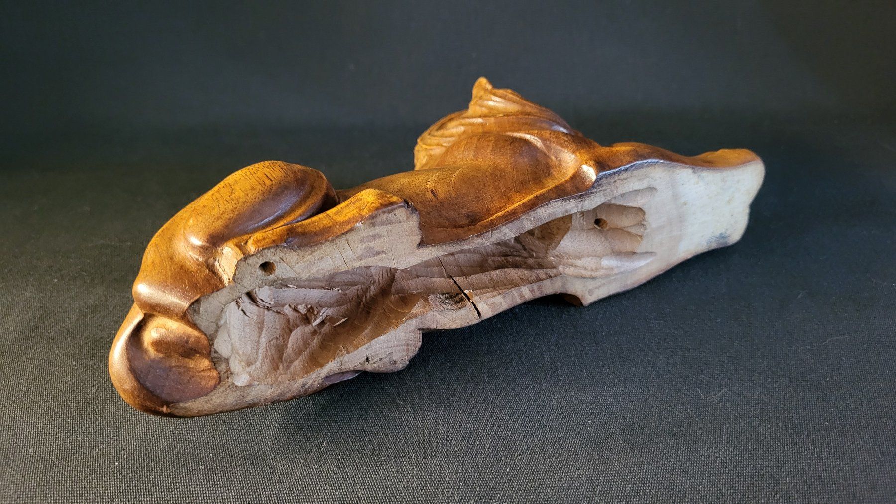 Statuette: Holz-Schnitzerei LÖWE – Usato da Basel venduto da spinne02 9
