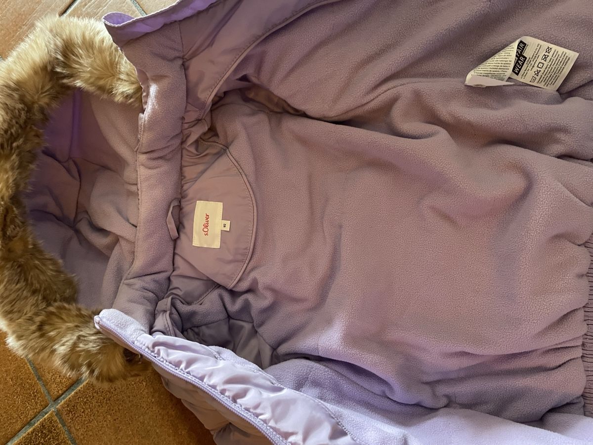 S.Oliver Jacken & Mäntel: Lila Winterjacke Grösse 92 – Neu (gemäss Beschreibung) aus Zermatt von mar_f9v6 6