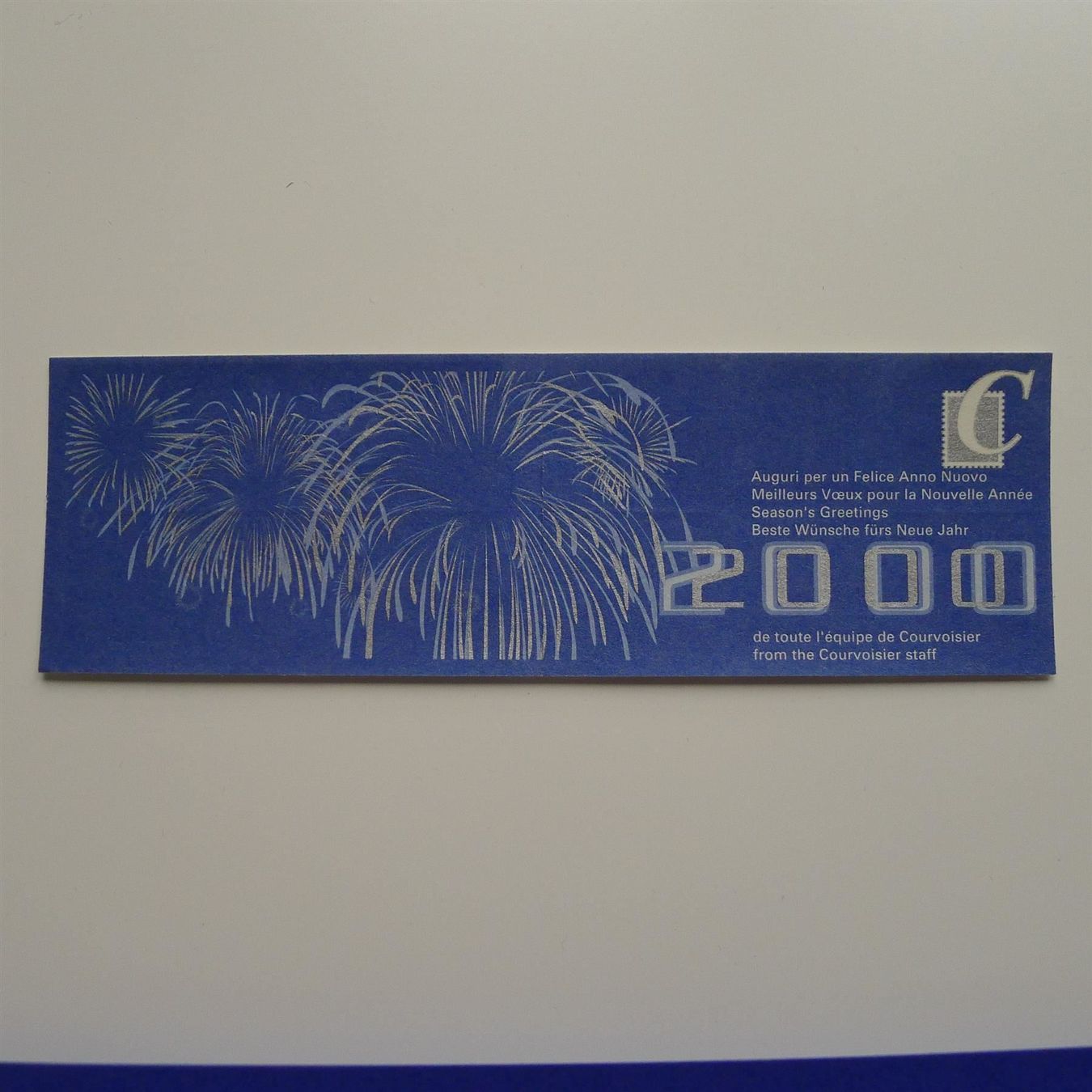 Alle Briefmarken: 2000 Courvoisier Markenheft Probedruck? – Gebraucht aus Ebikon von SilvioFreund 3