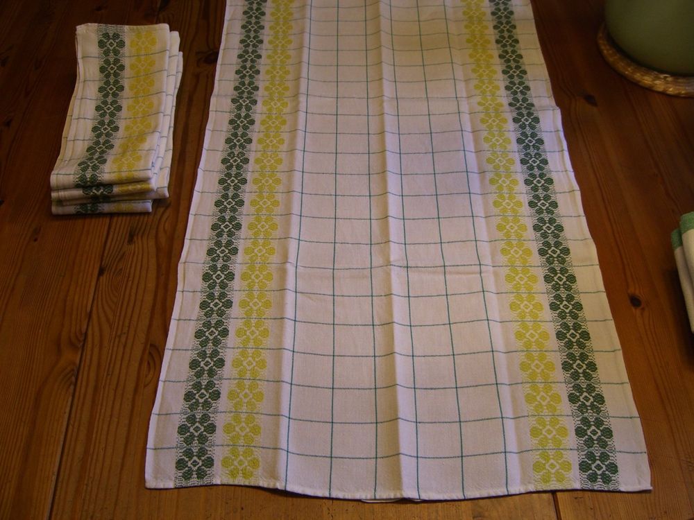Geschirrtücher Halbleinen Rosenstein & Söhne Geschirrtücher 12er-Set - Halbleinen, 70x50 Cm, OEKO-TEX Flusenfrei Abtrocknen