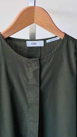 Closed Bluse Bio-Baumwolle oliv Grösse L neuwertig