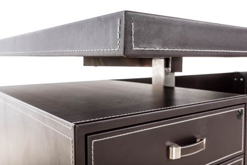 Scrivanie per ufficio: Büromöbel exklusiver Schreibtisch Bari – Nuovo e nell'imballaggio originale da Herbertingen venduto da jet-line-e-trade 3
