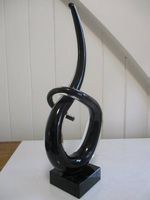 Stylishes Glas-Objekt Murano-Kunst Skulptur Italia Design