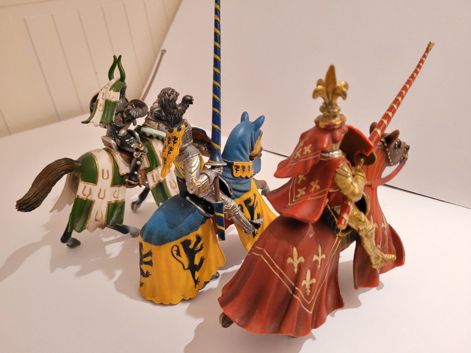 Schleich Giocattoli: 3 Schleich ritter figuren mit pferd. Top ! – Usato da La Tour-de-Peilz venduto da estelle69 4