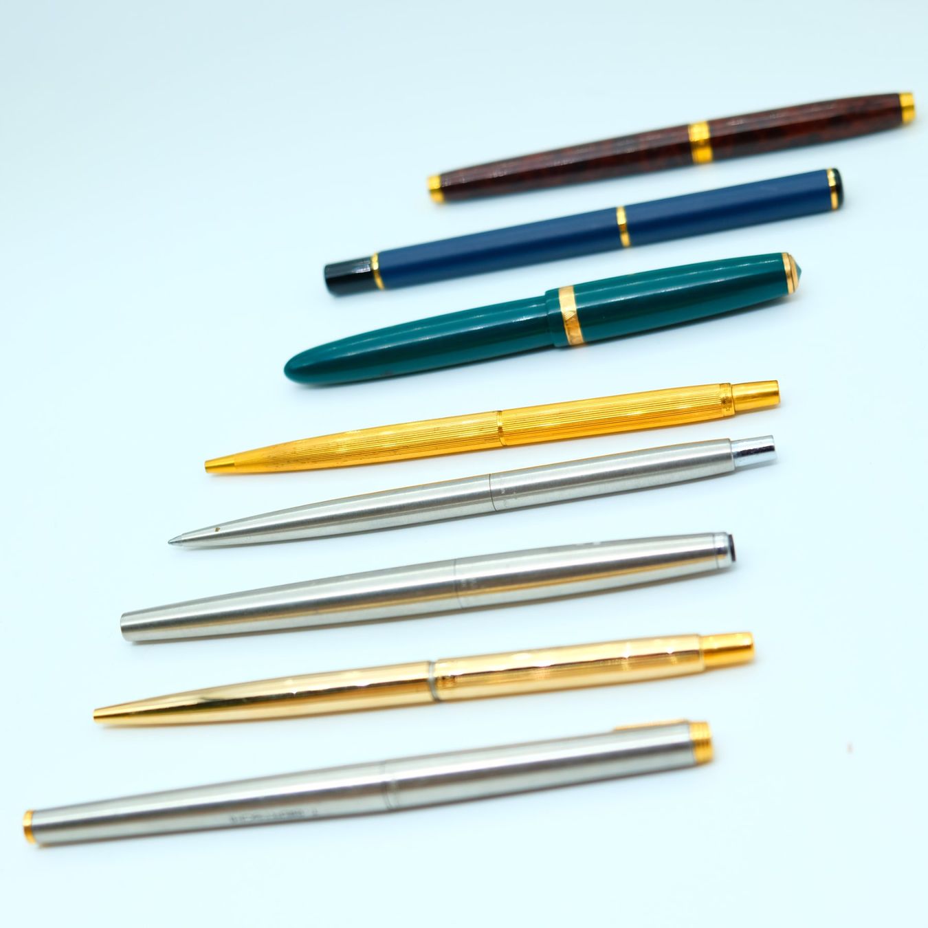 Parker Penna & Evidenziatori: 8x Parker Set - Parker Duofold & Sonnet Set 14K – Usato da Volketswil venduto da brockipfannenstil 1