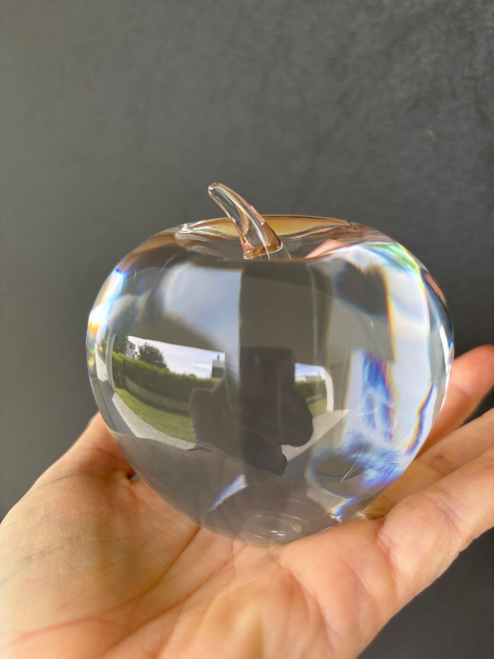 Tiffany & Co. Bicchieri: Tiffany & Co. Glass apple paperweight – Usato da Steinhausen venduto da ChromeVintage 4