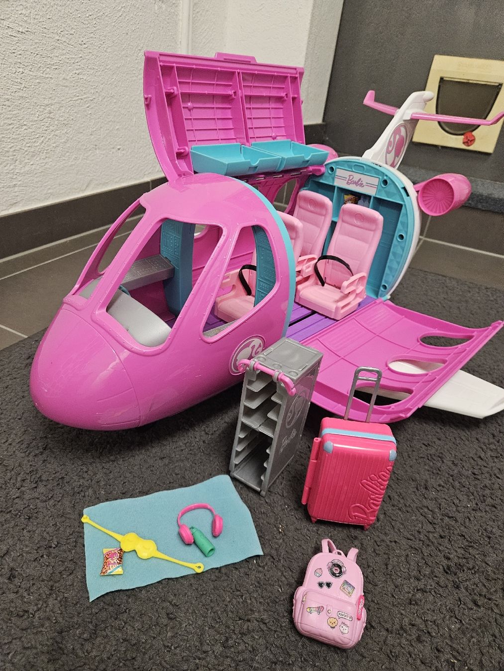 Bambole: Barbie Reise Traumflugzeug – Usato da Ebikon venduto da SecondChance_byM 1