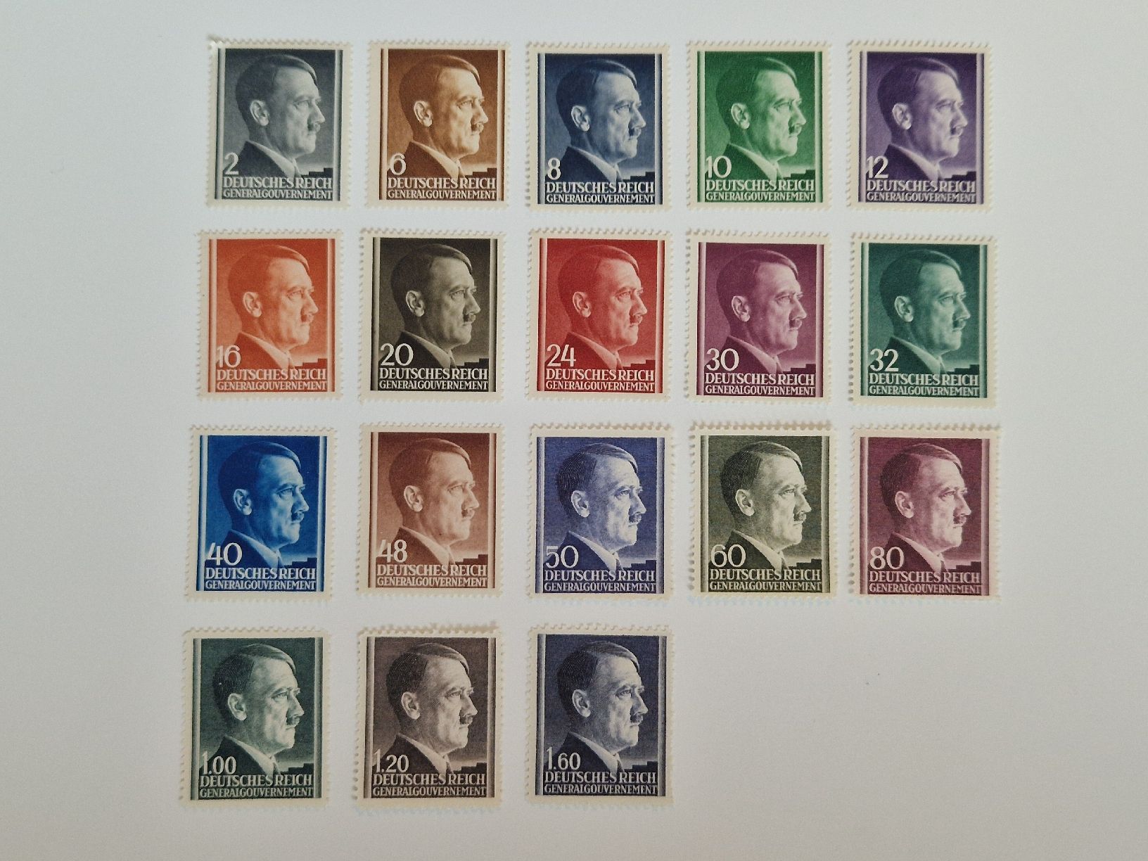 Tutti i francobolli: Deutsches Reich Adolf Hitler Briefmarken Set postfrisch – Nuovo (secondo la descrizione) da St. Gallen venduto da Enrico_SG
