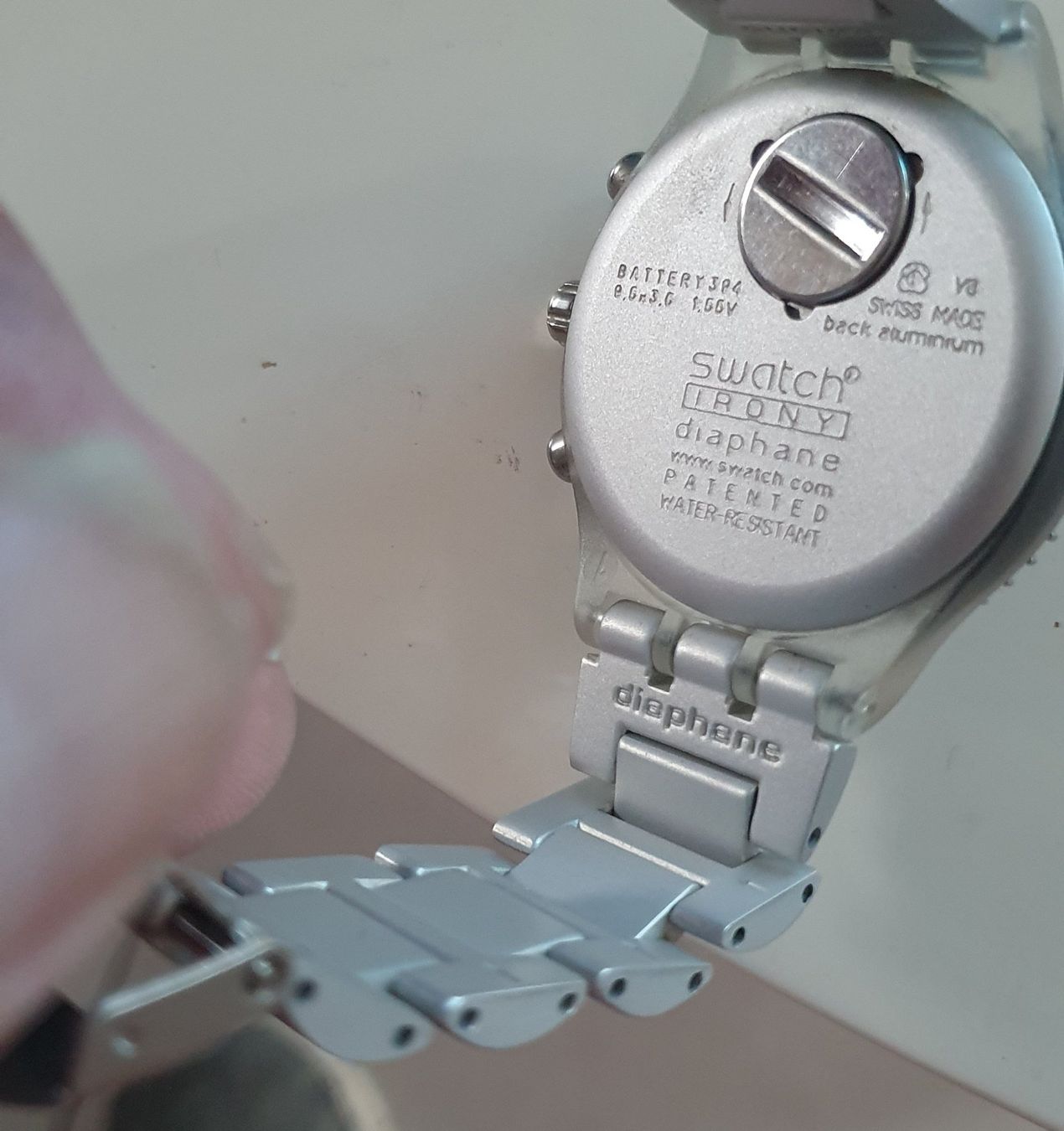 Swatch Orologi: Swatch Irony Diaphane – Usato da Servion venduto da meno999 9