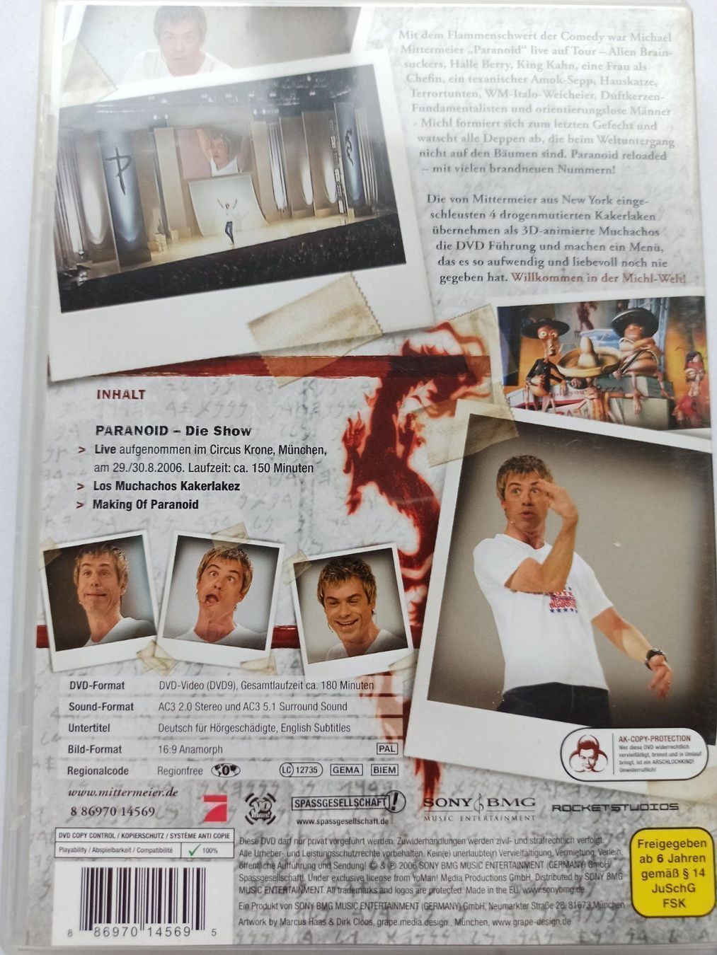 Tutti i DVDs: Michael Mittermeier - Paranoid – Usato da Dübendorf venduto da kb86_MOVIE 1