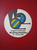 Bierdeckel Gränichen Aargau Musiktag 1987 (BDR3)