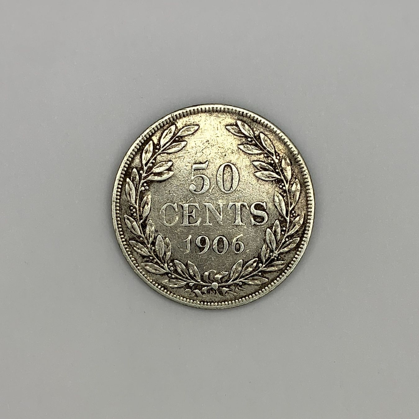 Tutti le monete: Liberia 50 Cents 1906 Silver Coin – Usato da Lausanne venduto da subermarket