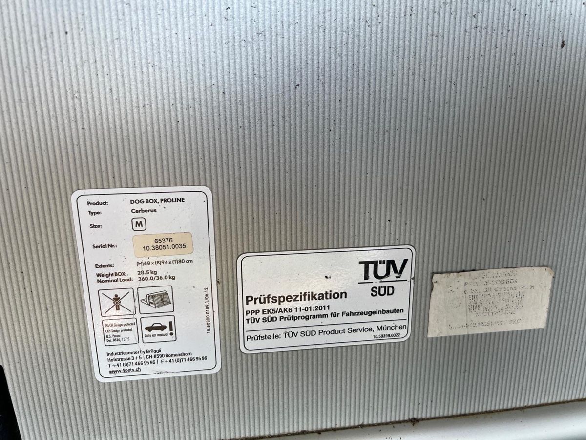 Cages, transport & sécurité: Hundebox Aluminium – D'occasion à Venthône par Dastie 1
