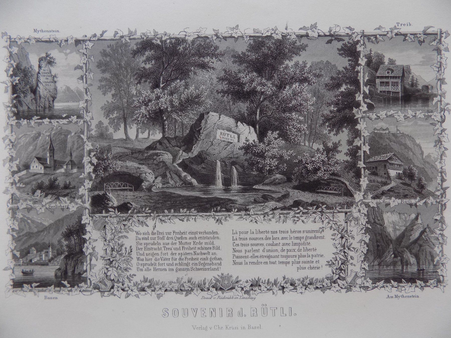 Incisioni: Rütli Souvenirblatt – Usato da Risch venduto da Rischli15 4