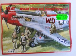 Pilots and Ground Personnel  der USAAF WWII von ICM 1/48